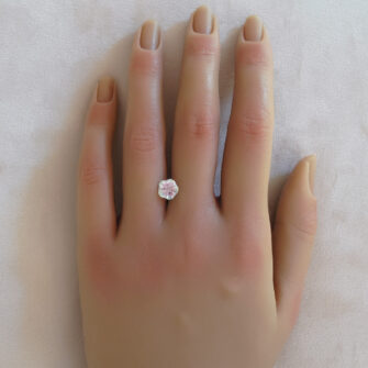 Bi-Color Hanami Cut Lab-Created Sapphire 1.82 Carats - Image 2