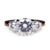 An image of a 1.6 carat wood engagement ring