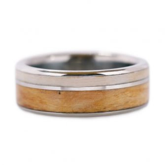 A Wooden Wedding Ring For Sale