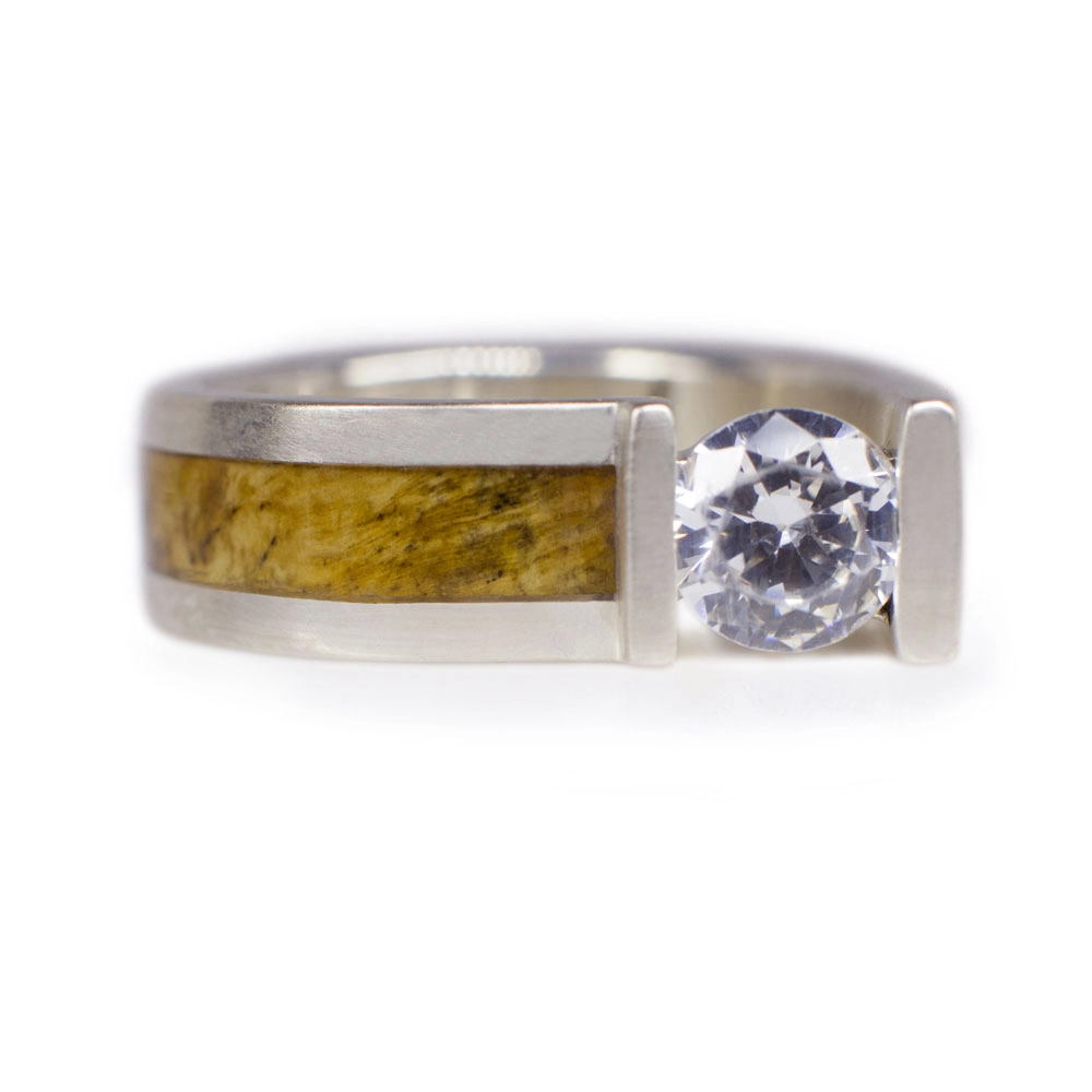 Mens Diamond Art Deco Style Signet Ring in 14K Gold – Boylerpf
