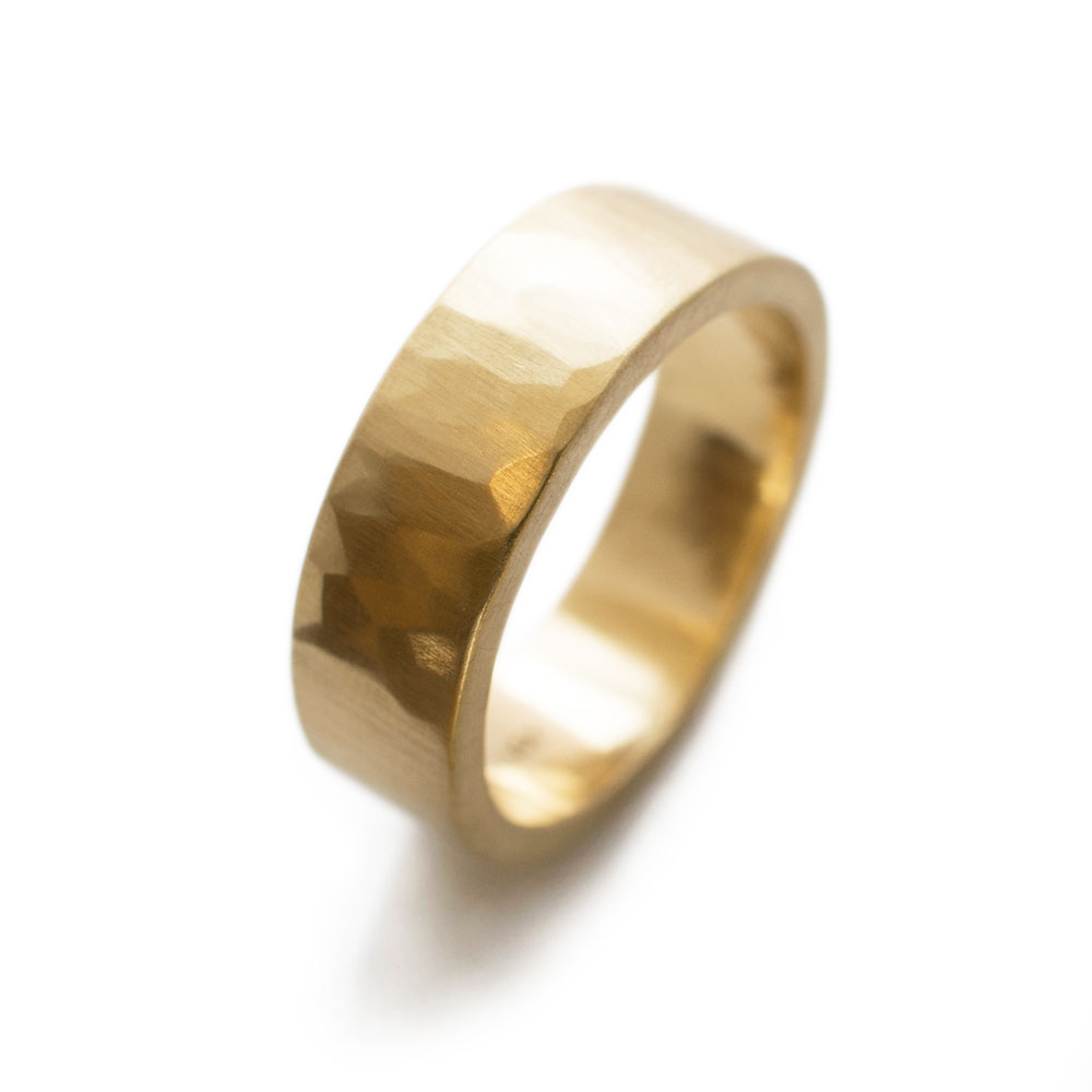 Men's Heavy Gold Ring In 14k Gold 